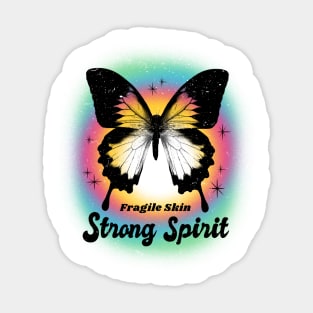 HOLOGRAPHIC RAINBOW BUTTERFLY Sticker